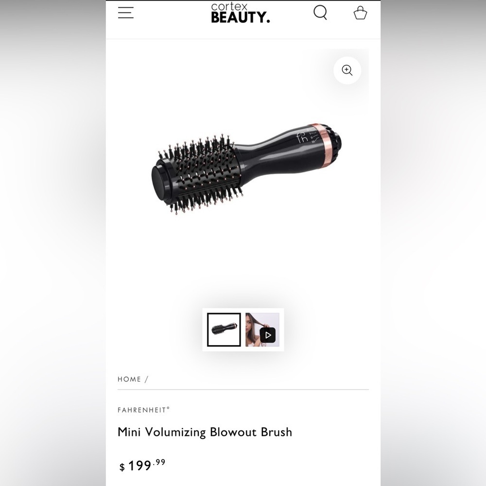 Fahrenheit Mini Volumizing Blowout Brush by Cortex Beauty - Picture 4 of 9